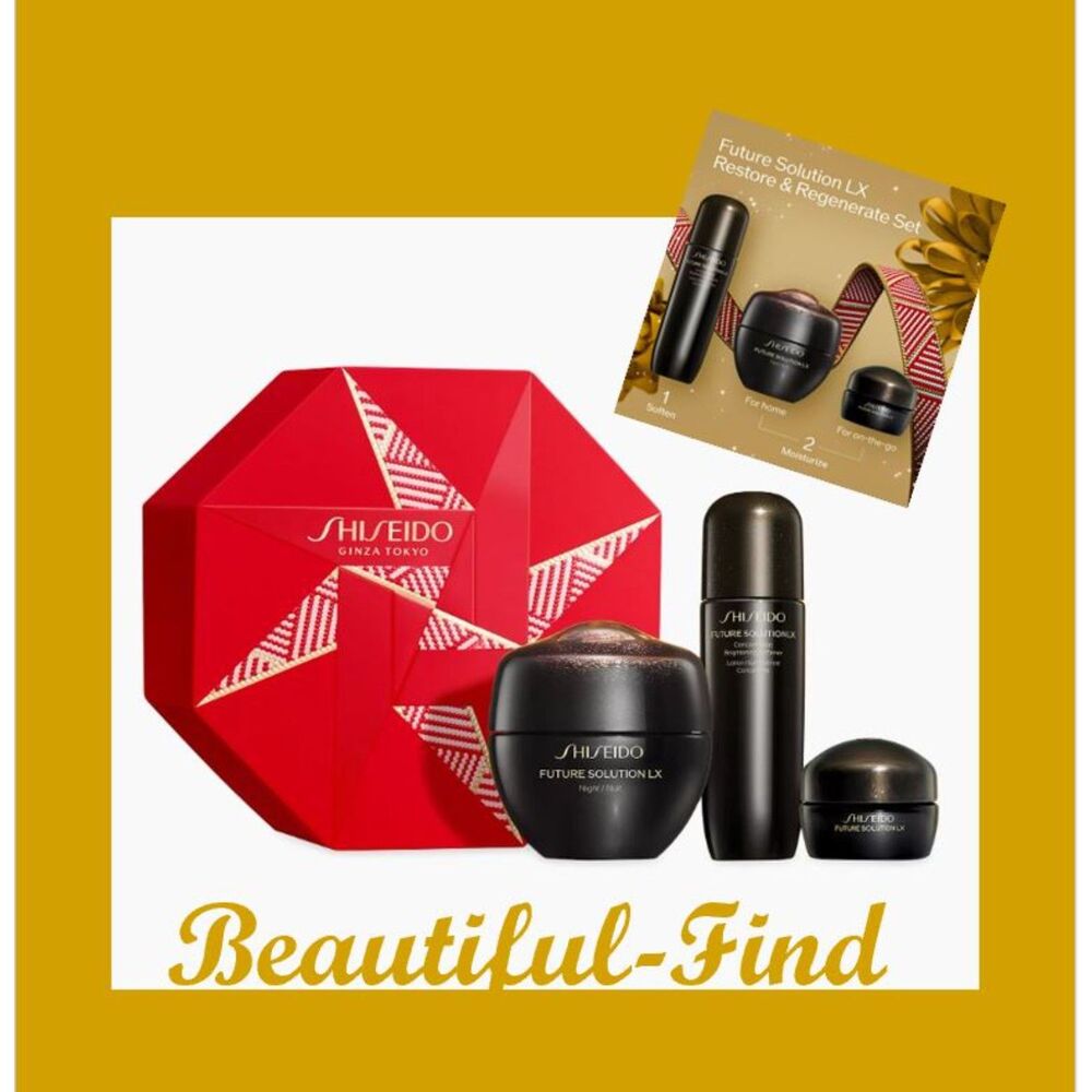 Shiseido Future Solution LX Restore & Regenerate Skincare 3-Pc. Set NIB